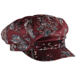 Paisley Samt Ballonmütze By Lierys -Mode Hut Geschäft Paisley Samt Ballonmuetze by Lierys bordeaux.60280 rf27