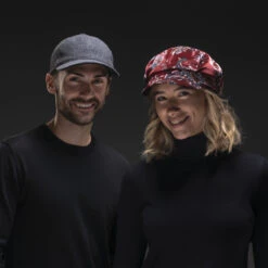 Paisley Samt Ballonmütze By Lierys -Mode Hut Geschäft Paisley Samt Ballonmuetze by Lierys.60280 7