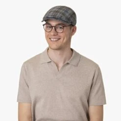 Pamiro Check Flatcap Zechbauer By Mayser -Mode Hut Geschäft Pamiro Check Flatcap Zechbauer by Mayser.62101 8