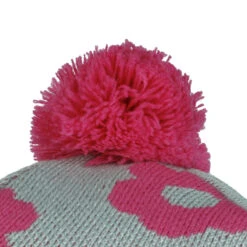 Peppa Wutz Kids Bommelmütze -Mode Hut Geschäft Peppa Wutz Kids Bommelmuetze grau.63816 6rf13