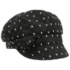 Polka Dots Ballonmütze By Betmar -Mode Hut Geschäft Polka Dots Ballonmuetze by Betmar schwarz.62451 rf4