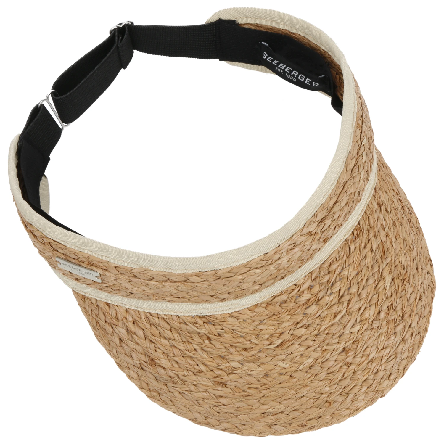 Raffia Schild Visor by Seeberger Raffia Schild Visor By Seeberger -Mode Hut Geschäft Raffia Schild Visor by Seeberger beige.42830 1rf15