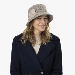 Ramonetta Tweed Glockenhut By Seeberger -Mode Hut Geschäft Ramonetta Tweed Glockenhut by Seeberger.63392 7