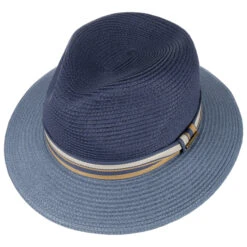 Romaro Toyo Traveller Strohhut By Stetson -Mode Hut Geschäft Romaro Toyo Traveller Strohhut by Stetson blau.54998 1rf2