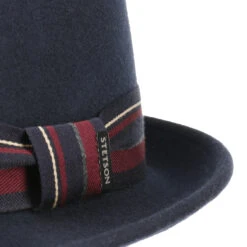 Salco Trilby Wollhut By Stetson -Mode Hut Geschäft Salco Trilby Wollhut by Stetson dunkelblau.58834 4rf192