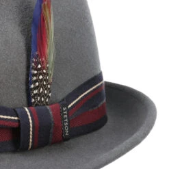 Salco Trilby Wollhut By Stetson -Mode Hut Geschäft Salco Trilby Wollhut by Stetson grau.58834 4rf13