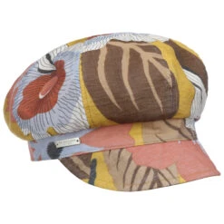 Saleva Flower Ballonmütze By Seeberger -Mode Hut Geschäft Saleva Flower Ballonmuetze by Seeberger gelb.61513 rf45