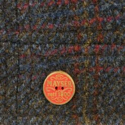 Shetland Wool Armycap By Mayser -Mode Hut Geschäft Shetland Wool Armycap by Mayser blau gruen.55044 4rf225