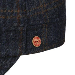 Shetland Wool Check Armycap By Mayser -Mode Hut Geschäft Shetland Wool Check Armycap by Mayser blau.63492 5rf2