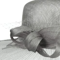 Sinamay Anlasshut By Seeberger -Mode Hut Geschäft Sinamay Anlasshut by Seeberger hellgrau.64100 5rf28