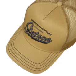 Since 1865 Trucker Cap By Stetson -Mode Hut Geschäft Since 1865 Trucker Cap by Stetson camel.56292 1rf46
