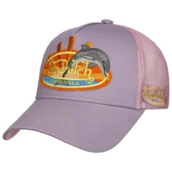 Skara Trucker Cap By Von Dutch -Mode Hut Geschäft Skara Trucker Cap by Von Dutch flieder.66283 rf104