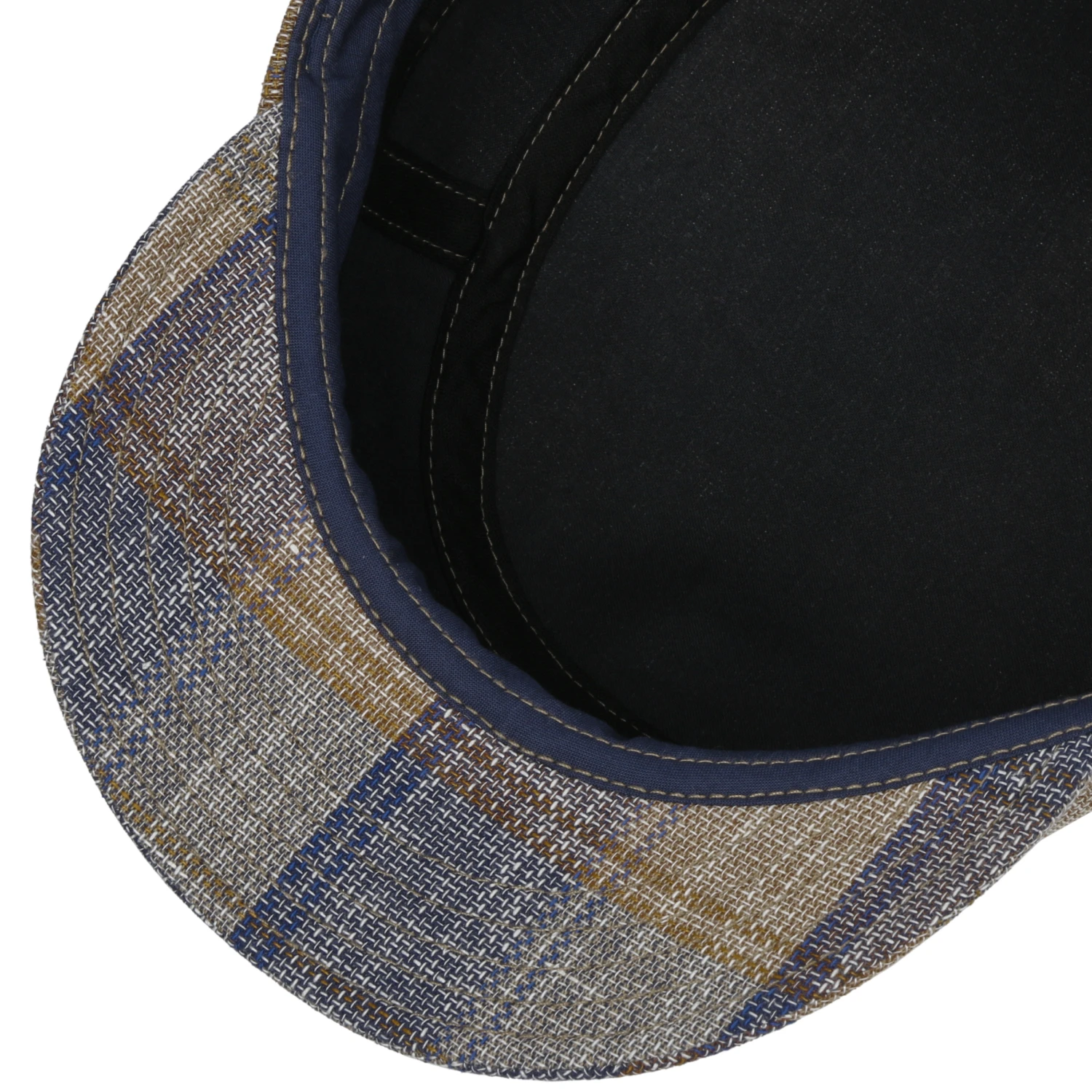 Sören Check Armycap by Mayser Sören Check Armycap By Mayser -Mode Hut Geschäft Soeren Check Armycap by Mayser beige blau.61235 2rf212