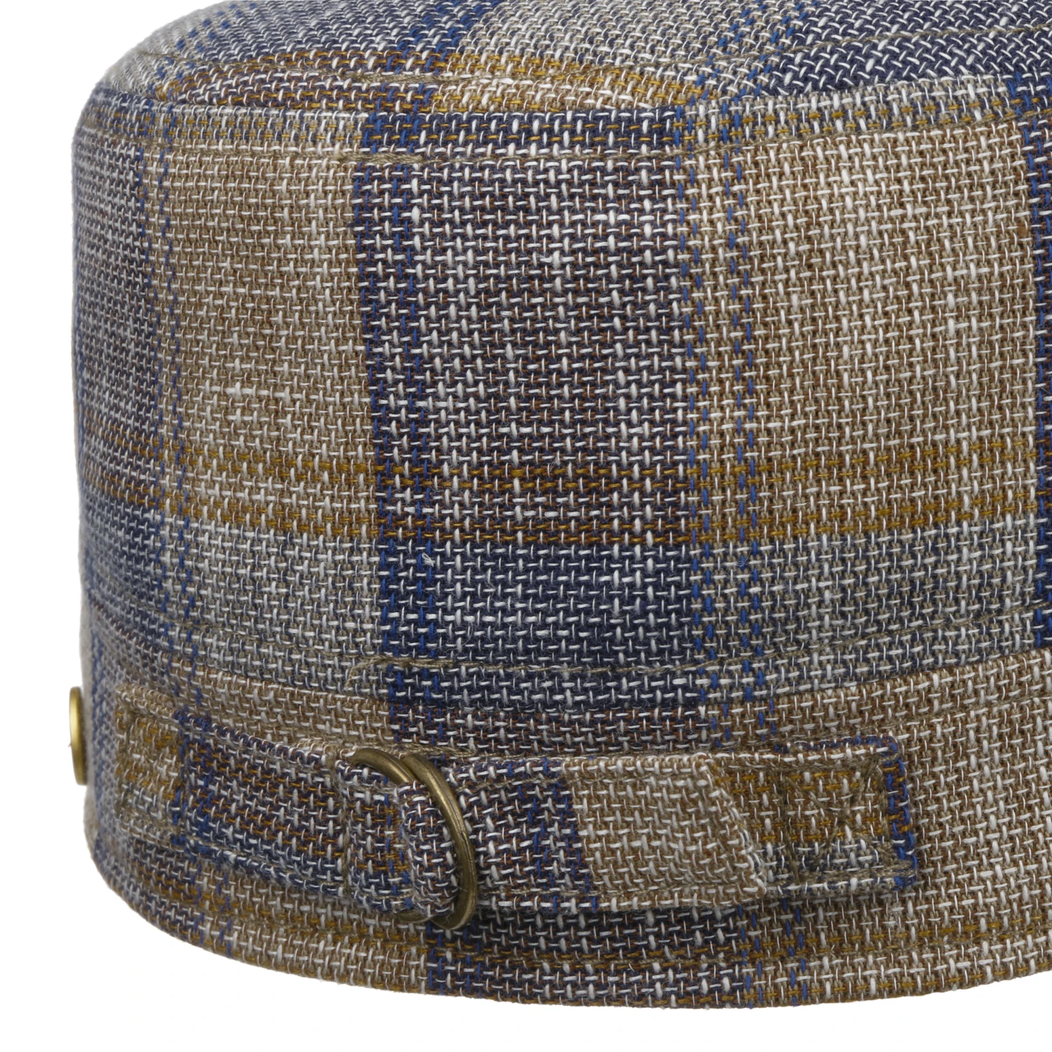 Sören Check Armycap by Mayser Sören Check Armycap By Mayser -Mode Hut Geschäft Soeren Check Armycap by Mayser beige blau.61235 3rf212