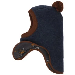 Soft Wool GOTS Kinder Schlupfmütze By Maximo -Mode Hut Geschäft Soft Wool GOTS Kinder Schlupfmuetze by maximo braun.54573 2rf11