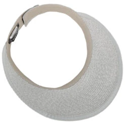 Solina Visor By Seeberger -Mode Hut Geschäft Solina Visor by Seeberger hellgrau.60678 2rf28