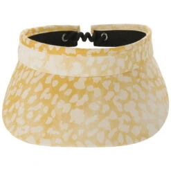 Spots Visor By Seeberger -Mode Hut Geschäft Spots Visor by Seeberger gelb.61495 1rf45