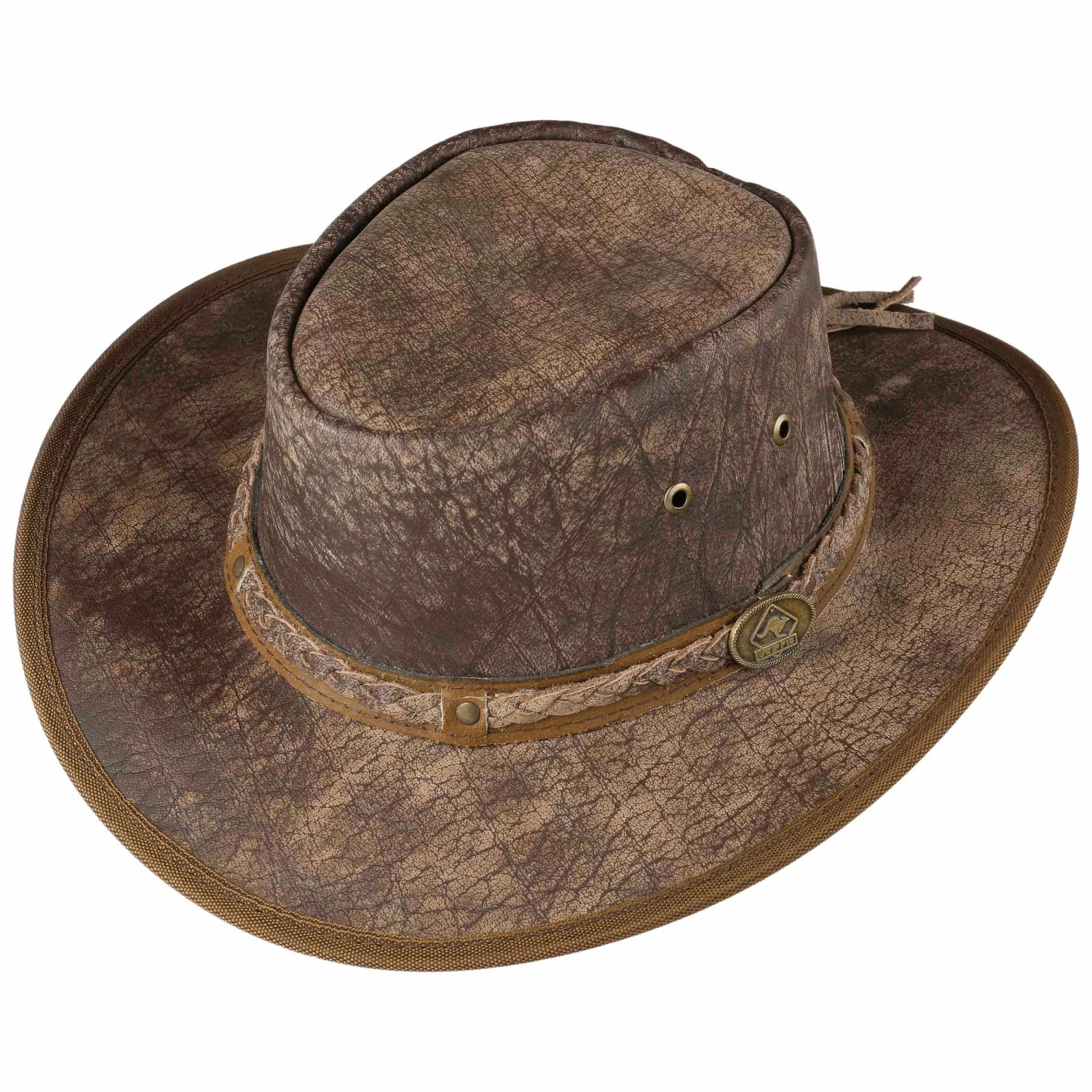 Springbrook Lederhut by Scippis Springbrook Lederhut By Scippis -Mode Hut Geschäft Springbrook Lederhut by Scippis hellbraun.54174 1rf175