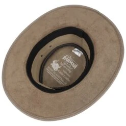 Squashy Bronco Lederhut By BARMAH -Mode Hut Geschäft Squashy Bronco Lederhut by BARMAH beige.34415 2rf15