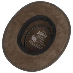 Squashy Bronco Lederhut By BARMAH -Mode Hut Geschäft Squashy Bronco Lederhut by BARMAH braun.34415 2rf11