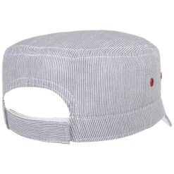 Stripes Cotton Army Kindercap By Lipodo -Mode Hut Geschäft Stripes Cotton Army Kindercap by Lipodo blau.58545 3rf2