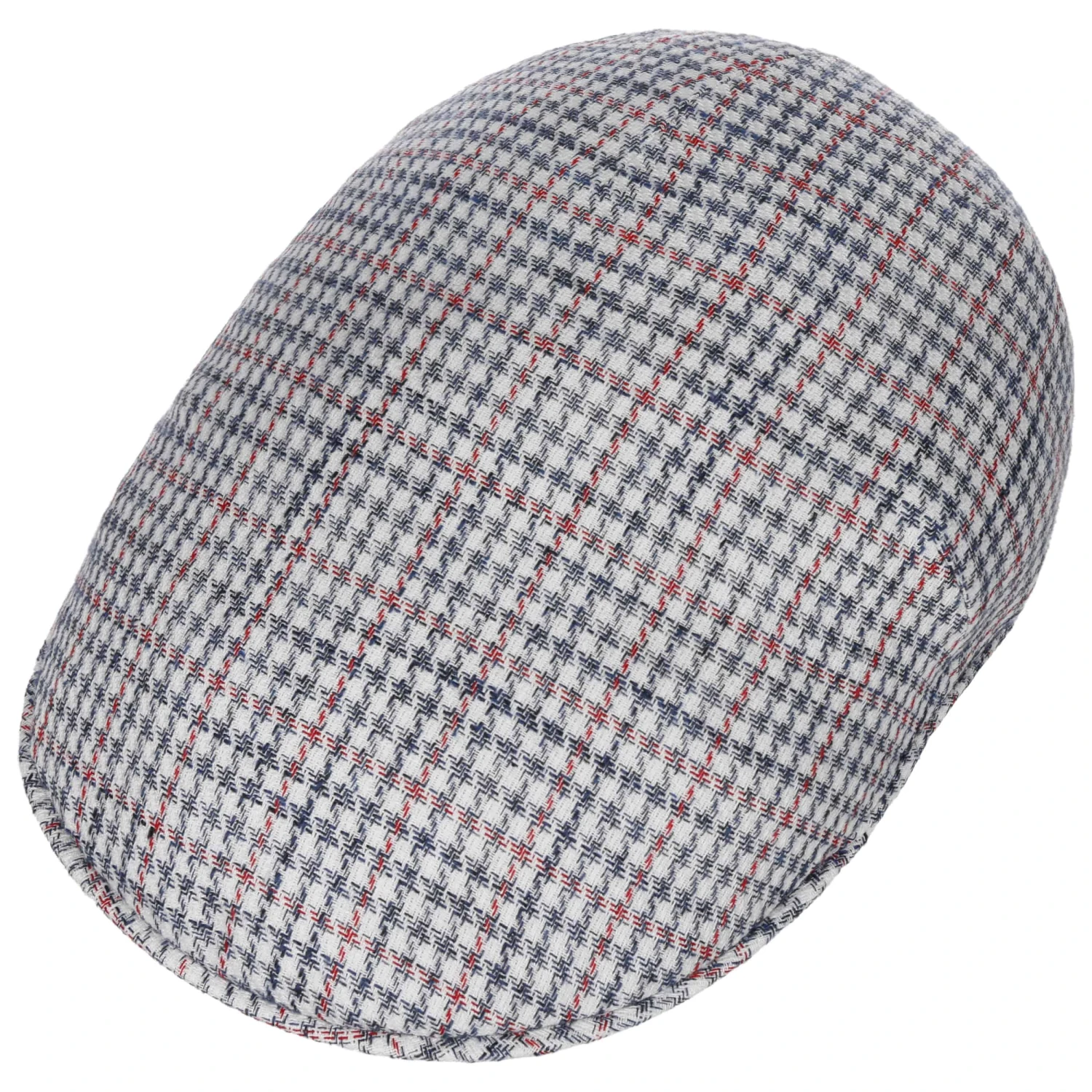 Summer Houndstooth Flatcap by Borsalino Summer Houndstooth Flatcap By Borsalino -Mode Hut Geschäft Summer Houndstooth Flatcap by Borsalino blau wei .66045 1rf219
