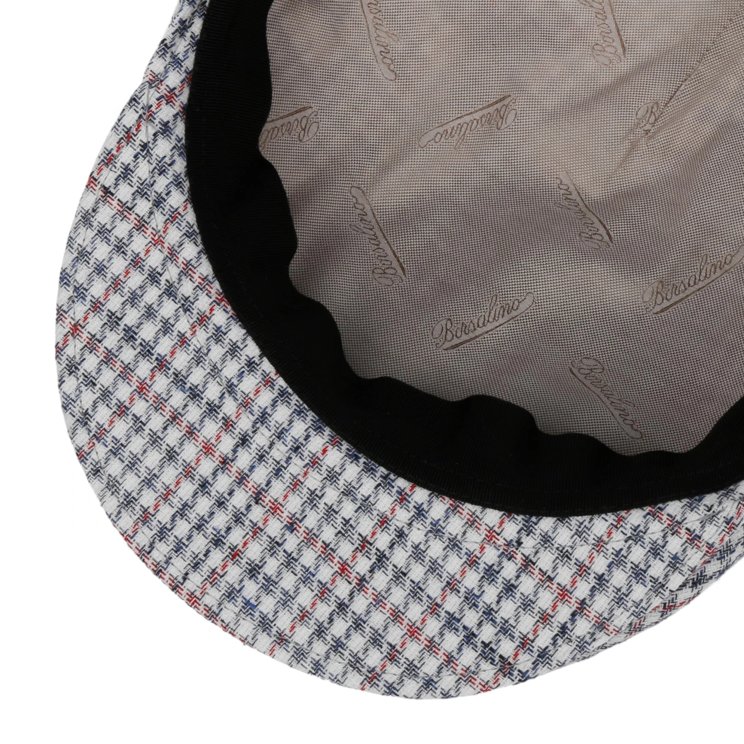 Summer Houndstooth Flatcap by Borsalino Summer Houndstooth Flatcap By Borsalino -Mode Hut Geschäft Summer Houndstooth Flatcap by Borsalino blau wei .66045 2rf219