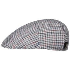Summer Houndstooth Flatcap By Borsalino 3 Summer Houndstooth Flatcap By Borsalino -Mode Hut Geschäft Summer Houndstooth Flatcap by Borsalino blau wei .66045 rf219