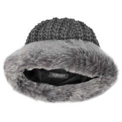Taria Strickmütze Fellrollrand By Gebeana -Mode Hut Geschäft Taria Strickmuetze Fellrollrand by Gebeana grau.38447 2rf13