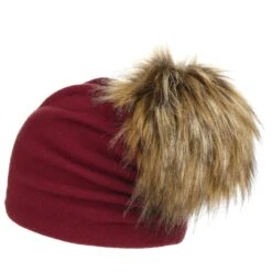 Tasona Wool Bommelmütze By Lierys -Mode Hut Geschäft Tasona Wool Bommelmuetze by Lierys dunkelrot.65185 3rf171