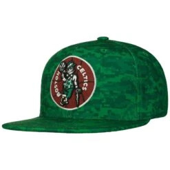 Team Digi Celtics Cap By Mitchell & Ness -Mode Hut Geschäft Team Digi Celtics Cap by Mitchell Ness gruen.64475 rf39