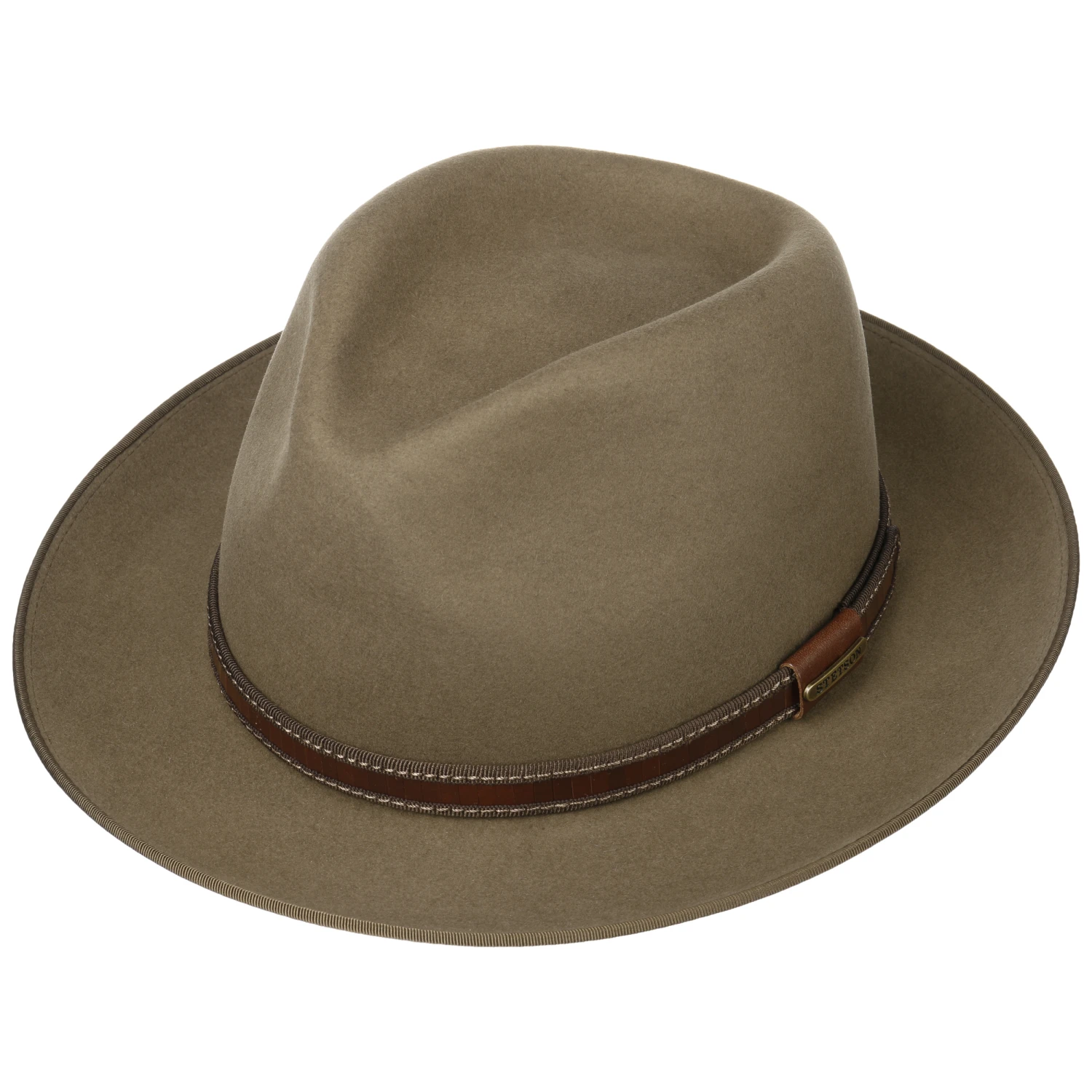 Tentoca Fedora Haarfilzhut by Stetson Tentoca Fedora Haarfilzhut By Stetson -Mode Hut Geschäft Tentoca Fedora Haarfilzhut by Stetson khaki.58851 1rf10