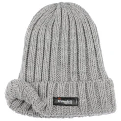 Thinsulate Umschlagmütze By Lipodo -Mode Hut Geschäft Thinsulate Umschlagmuetze by Lipodo hellgrau.52119 1rf28