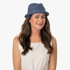 Tocoa Pork Pie Stoffhut By Chillouts -Mode Hut Geschäft Tocoa Pork Pie Stoffhut by Chillouts.65919 7