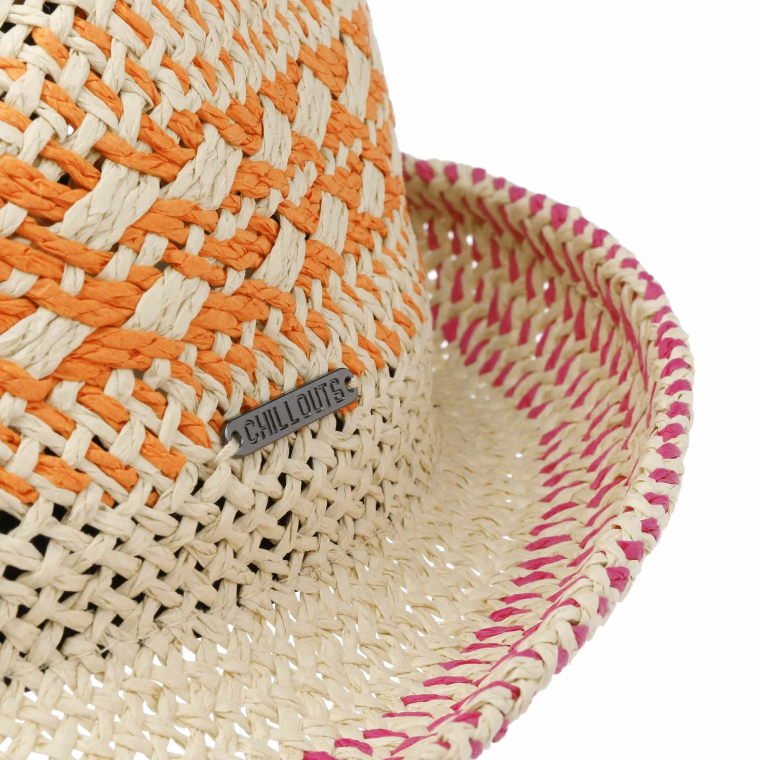 Tricolour Latina Trilby Strohhut by Chillouts Tricolour Latina Trilby Strohhut By Chillouts -Mode Hut Geschäft Tricolour Latina Trilby Strohhut by Chillouts natur.62768 4rf40