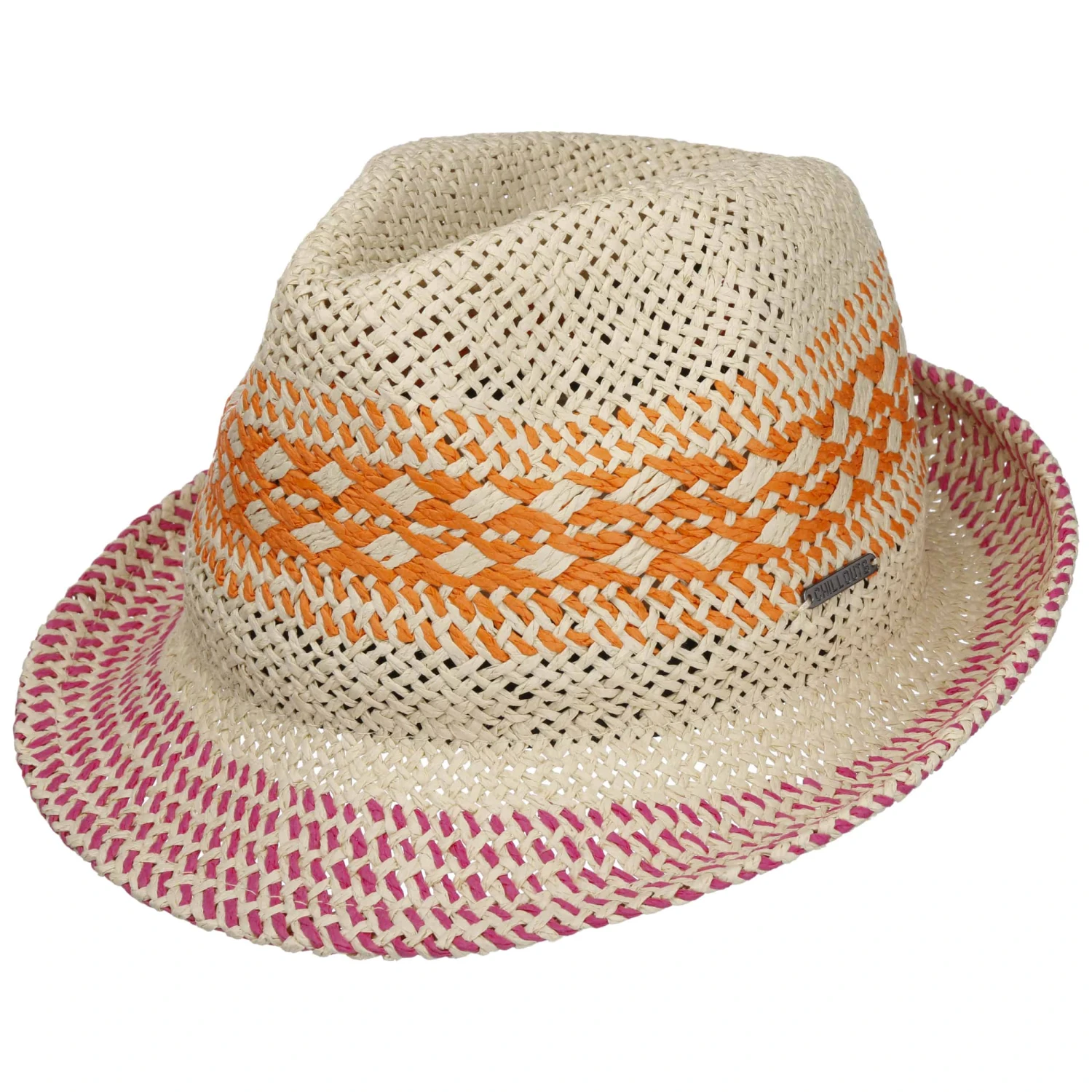 Tricolour Latina Trilby Strohhut by Chillouts Tricolour Latina Trilby Strohhut By Chillouts -Mode Hut Geschäft Tricolour Latina Trilby Strohhut by Chillouts natur.62768 rf40