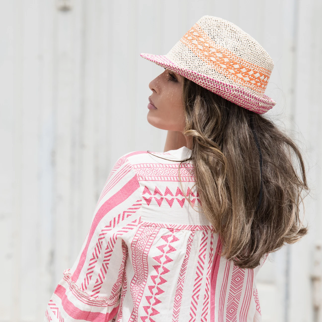 Tricolour Latina Trilby Strohhut by Chillouts Tricolour Latina Trilby Strohhut By Chillouts -Mode Hut Geschäft Tricolour Latina Trilby Strohhut by Chillouts.62768 1