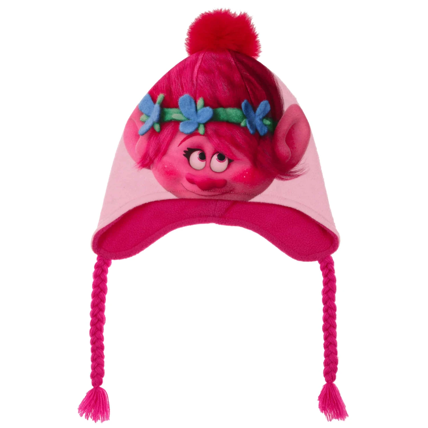 Trolls Mütze & Schal Trolls Mütze & Schal -Mode Hut Geschäft Trolls Muetze Schal rosa.49032 1rf25