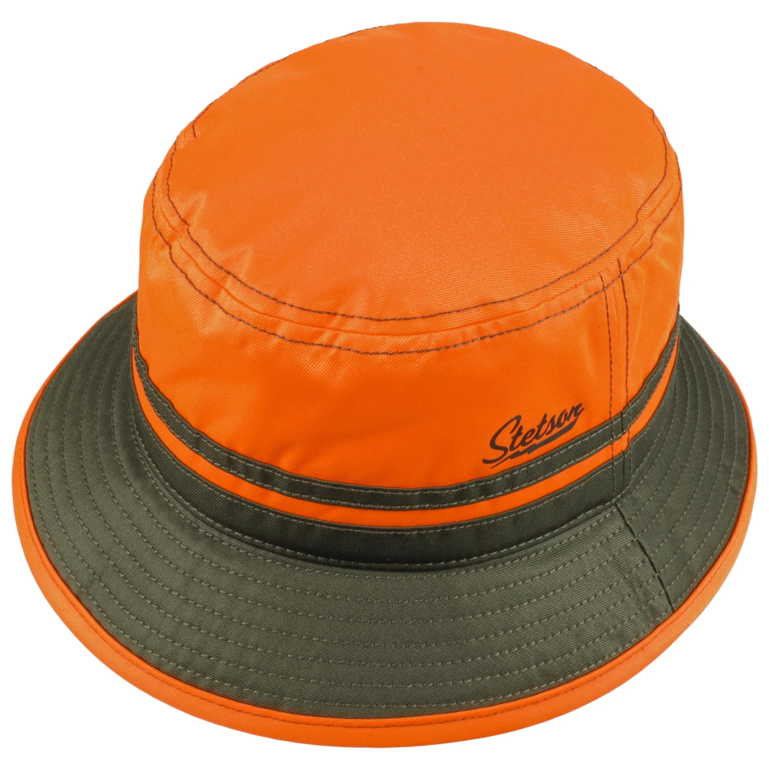 Twotone Bucket Stoffhut by Stetson Twotone Bucket Stoffhut By Stetson -Mode Hut Geschäft Twotone Bucket Stoffhut by Stetson orange.56701 1rf54