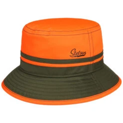 Twotone Bucket Stoffhut By Stetson 4 Twotone Bucket Stoffhut By Stetson -Mode Hut Geschäft Twotone Bucket Stoffhut by Stetson orange.56701 rf54