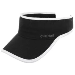 Twotone Visor By Chillouts -Mode Hut Geschäft Twotone Visor by Chillouts schwarz.65910 rf4