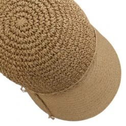 Uni Rollable Crochet Cap By Seeberger -Mode Hut Geschäft Uni Rollable Crochet Cap by Seeberger natur.50846 1rf40