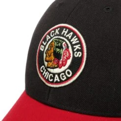 '47 BRAND Vintage NHL Blackhawks Cap By 47 Brand -Mode Hut Geschäft Vintage NHL Blackhawks Cap by 47 Brand schwarz.61157 5rf4