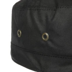 Waxed Armycap By Lierys -Mode Hut Geschäft Waxed Armycap by Lierys schwarz.59964 4rf4