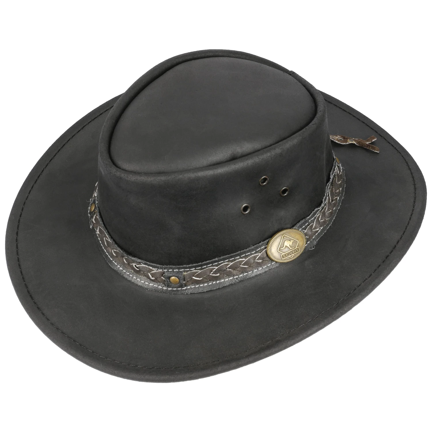 Wilsons Lederhut by Scippis Wilsons Lederhut By Scippis -Mode Hut Geschäft Wilsons Lederhut by Scippis schwarz.31407 1rf4