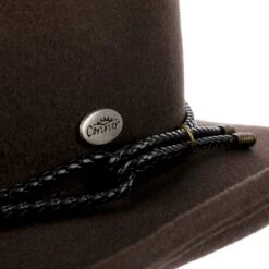 Winchell Western Filzhut By Conner -Mode Hut Geschäft Winchell Western Filzhut by Conner dunkelbraun.47836 4rf17