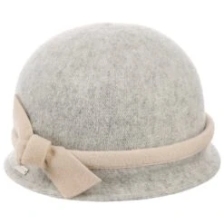 Woolmark Cloche Walkhut By Seeberger -Mode Hut Geschäft Woolmark Cloche Walkhut by Seeberger hellbeige.60183 rf47