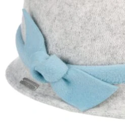 Woolmark Cloche Walkhut By Seeberger -Mode Hut Geschäft Woolmark Cloche Walkhut by Seeberger hellblau.60183 4rf9