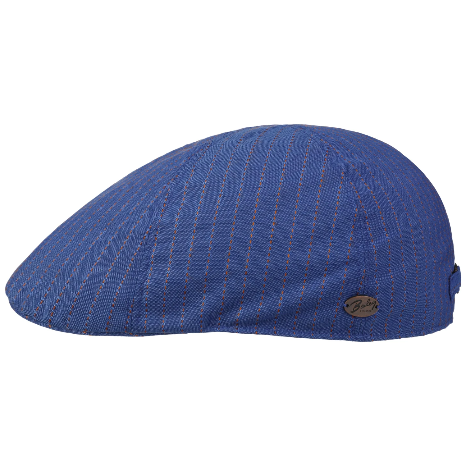 Wortham Stripe Flatcap by Bailey 1922 Wortham Stripe Flatcap By Bailey 1922 -Mode Hut Geschäft Wortham Stripe Flatcap by Bailey 1922 blau.65114 rf2