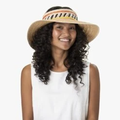 Yalvea Ethno Visor By Seeberger -Mode Hut Geschäft Yalvea Ethno Visor by Seeberger.61489 7